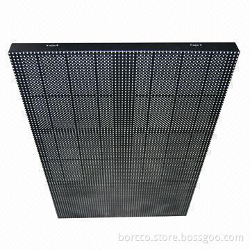 High-resolution Indoor Mesh Video Wall LED Curtain/Screen Display with 6500K Color Temperature
